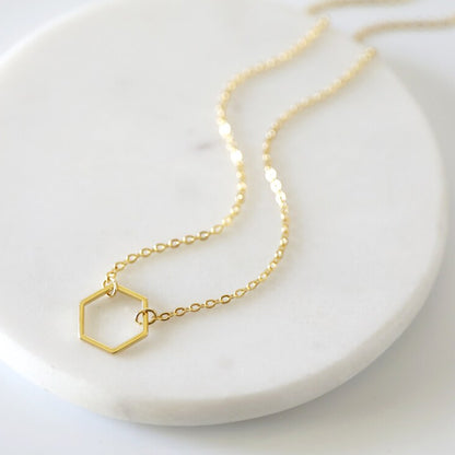 Hexagon Necklace