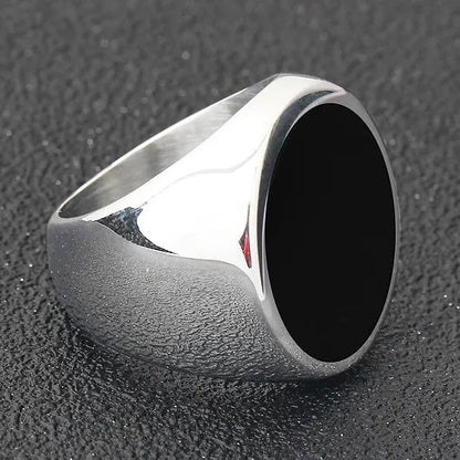 Black Stone Ring