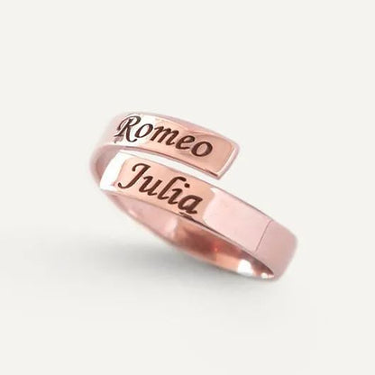 Spiral Names Ring