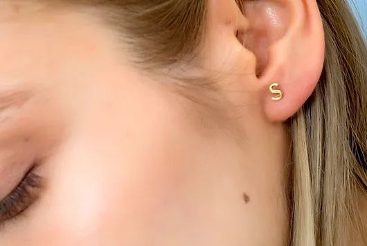 Capital Letter Earring