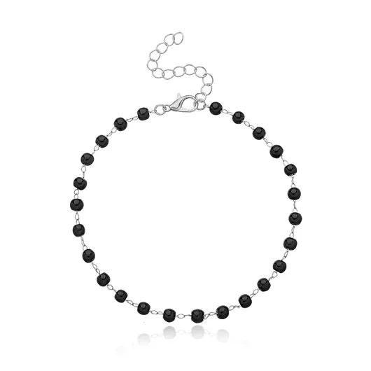 Black Onyx Anklet