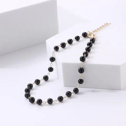 Black Onyx Anklet