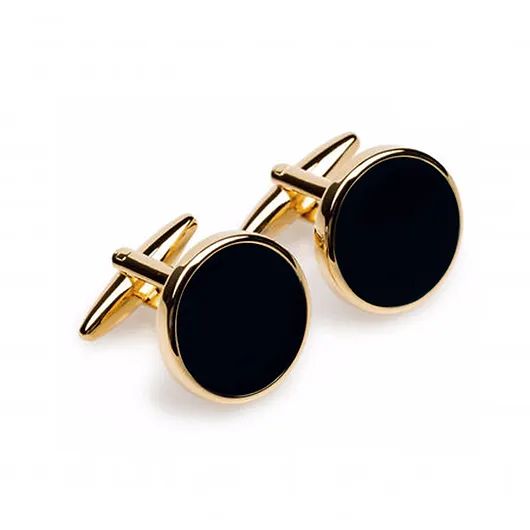 Black Stone Cufflinks